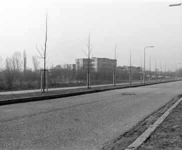 881514 Gezicht in de Galileilaan te Utrecht, met op de achtergrond het Provinciehuis.